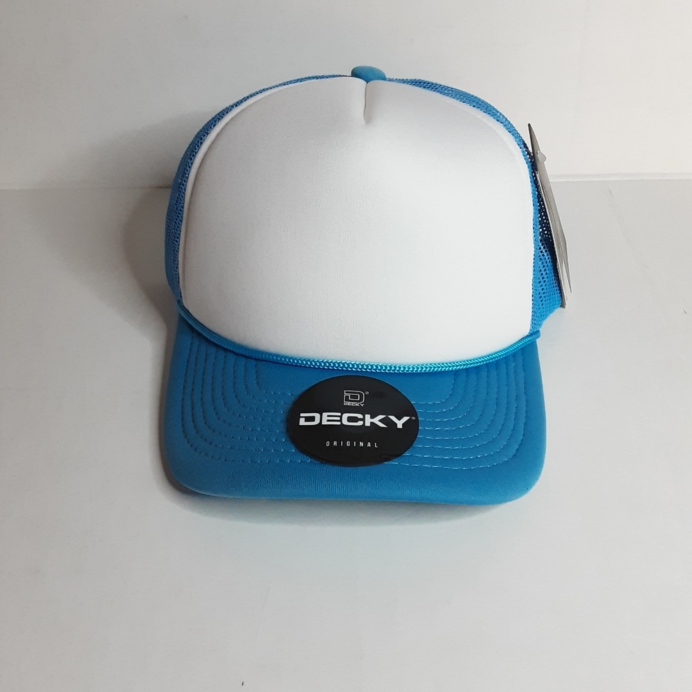 Decky 6025 Mid Profile, 5 Panel Foam Trucker Hat NWT